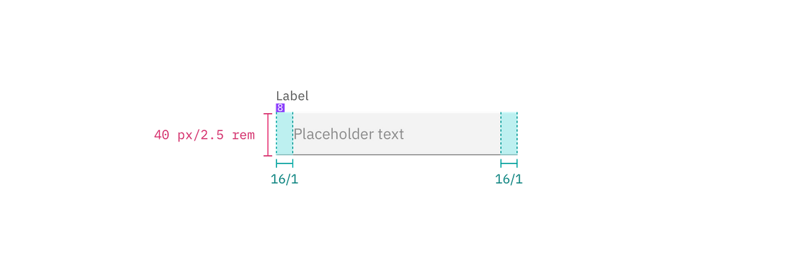 Structure and spacing measurements for text input Structure and spacing measurements for text input