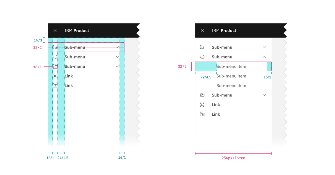 ui shell side-nav with icons ui shell side-nav with icons