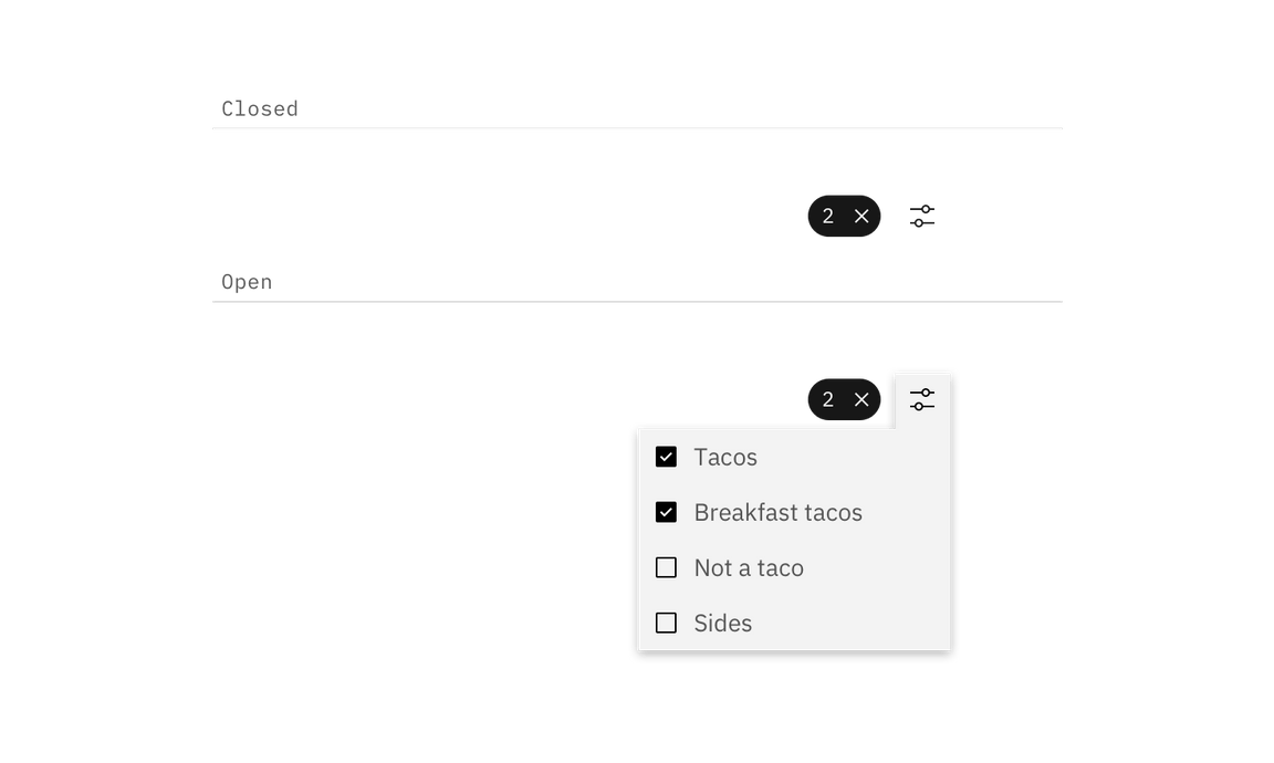 Hidden filters applied Hidden filters applied