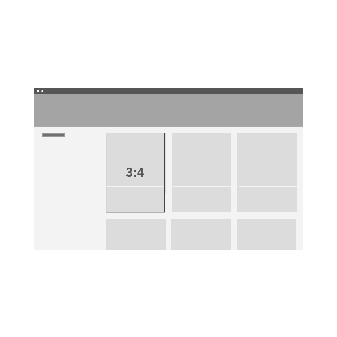 Do not shoe-horn each tile / tile and image into a combined aspect ratio. Do not shoe-horn each tile / tile and image into a combined aspect ratio.