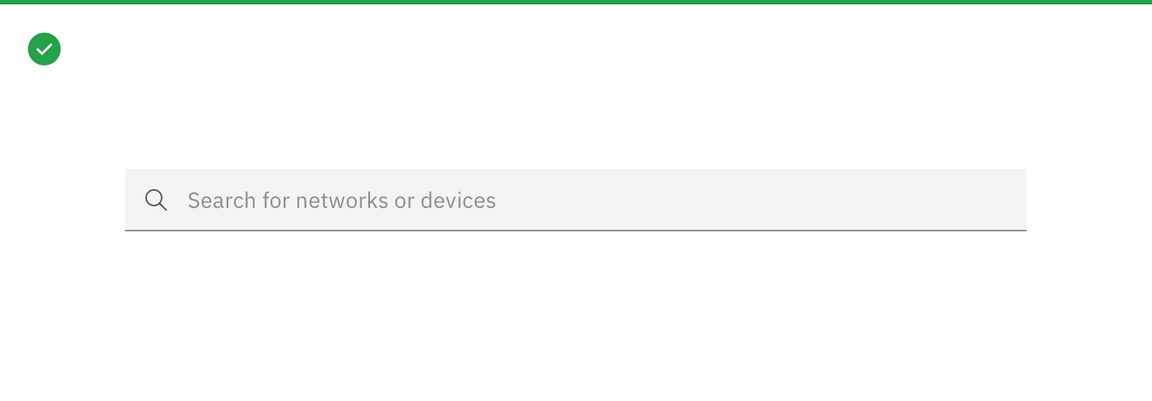 Provide useful placeholder text and include a search icon Provide useful placeholder text and include a search icon