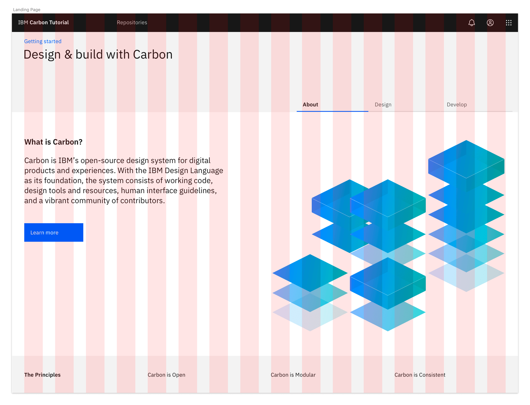 2. Building pages – Carbon Design System