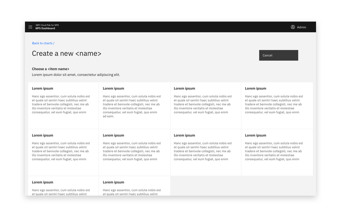 Example of a pre-create view Example of a pre-create view