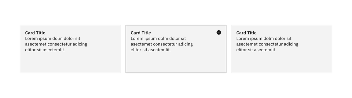 Example image of selectable tiles. Example image of selectable tiles.
