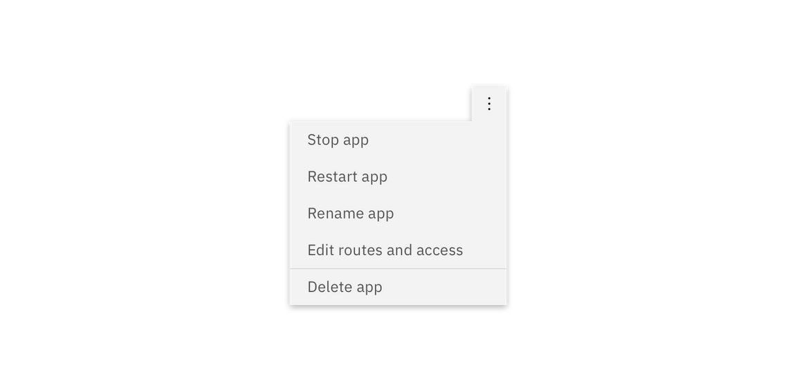 Overflow menu right aligned Overflow menu right aligned