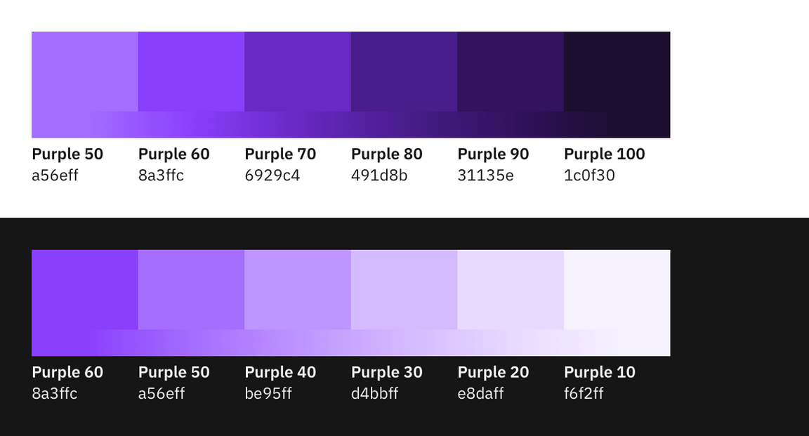 Monochromatic palette 1 Monochromatic palette 1