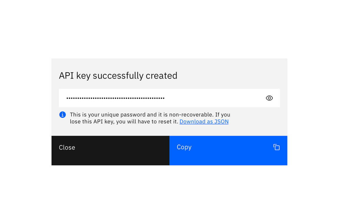 Example of a hidden API key Example of a hidden API key