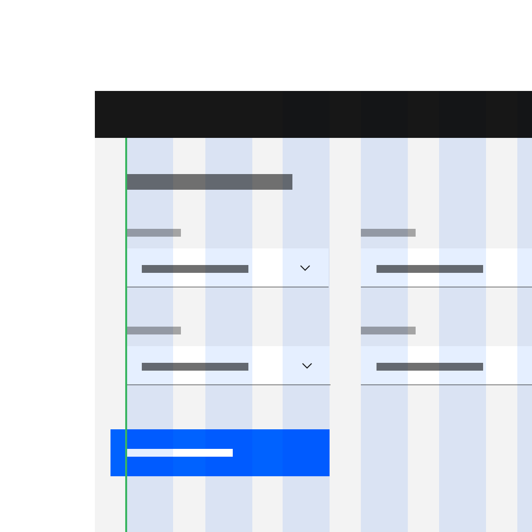 Do apply different grid modes to different components (like input fields with labels and tiles). Do apply different grid modes to different components (like input fields with labels and tiles).