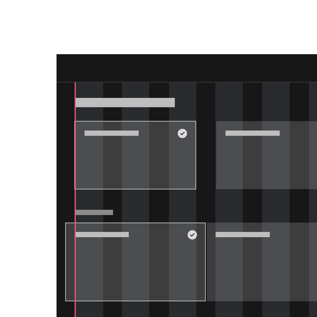 Do not apply different grid modes to the same component on the same page. Do not apply different grid modes to the same component on the same page.