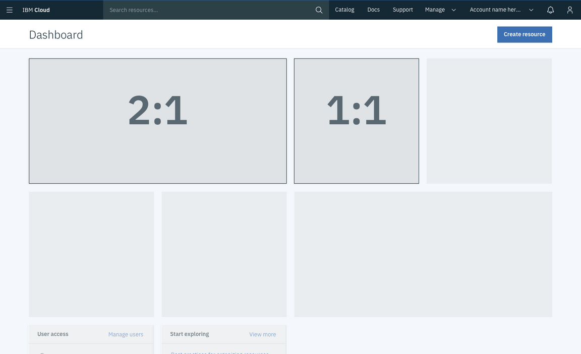 Comparison of small and large widgets Comparison of small and large widgets