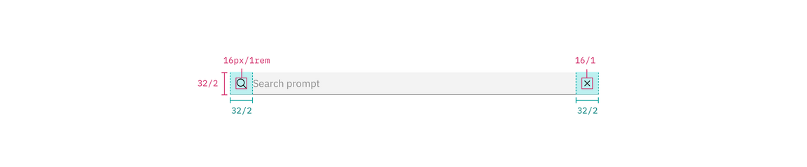 Structure and spacing measurements for small search Structure and spacing measurements for small search