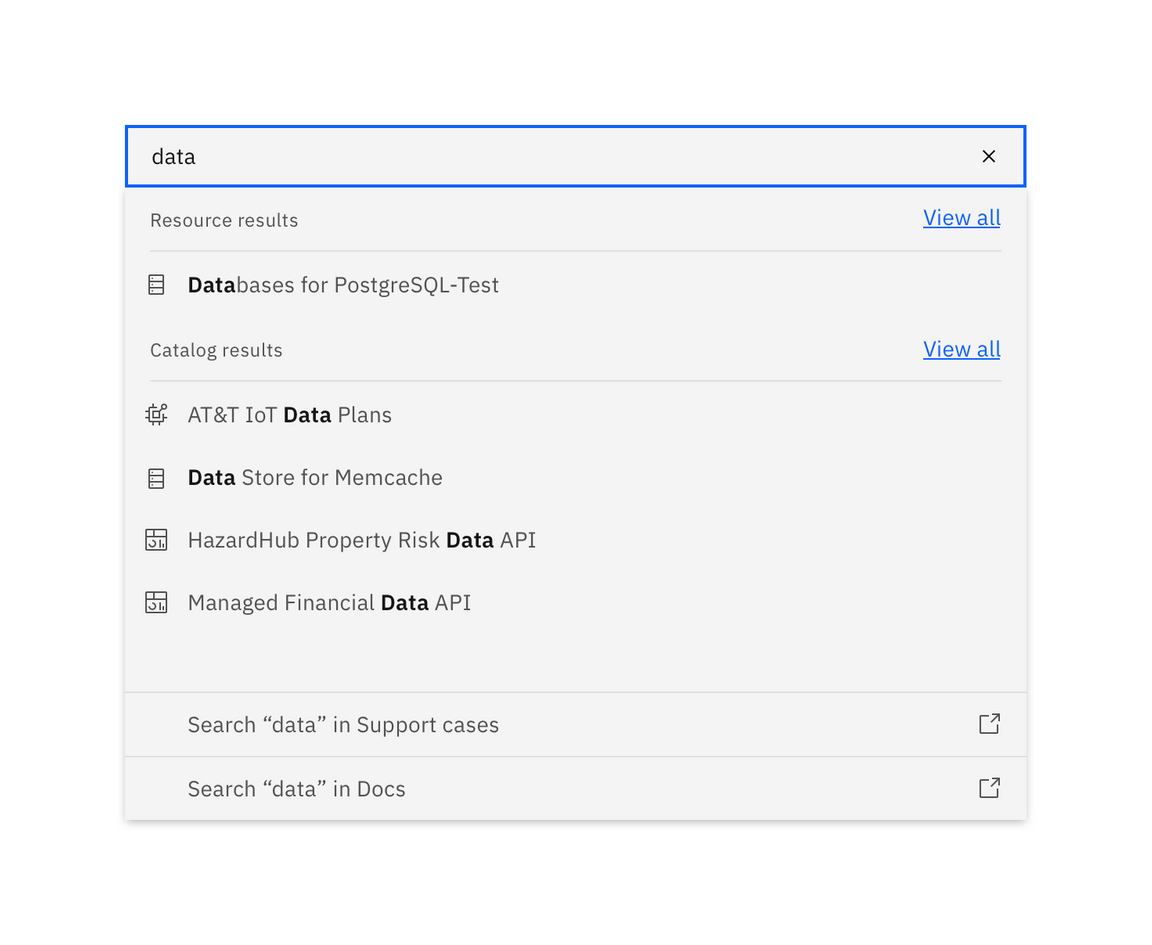 Example of focused search Example of focused search