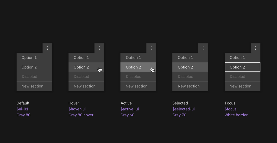 interactive states dark interactive states dark